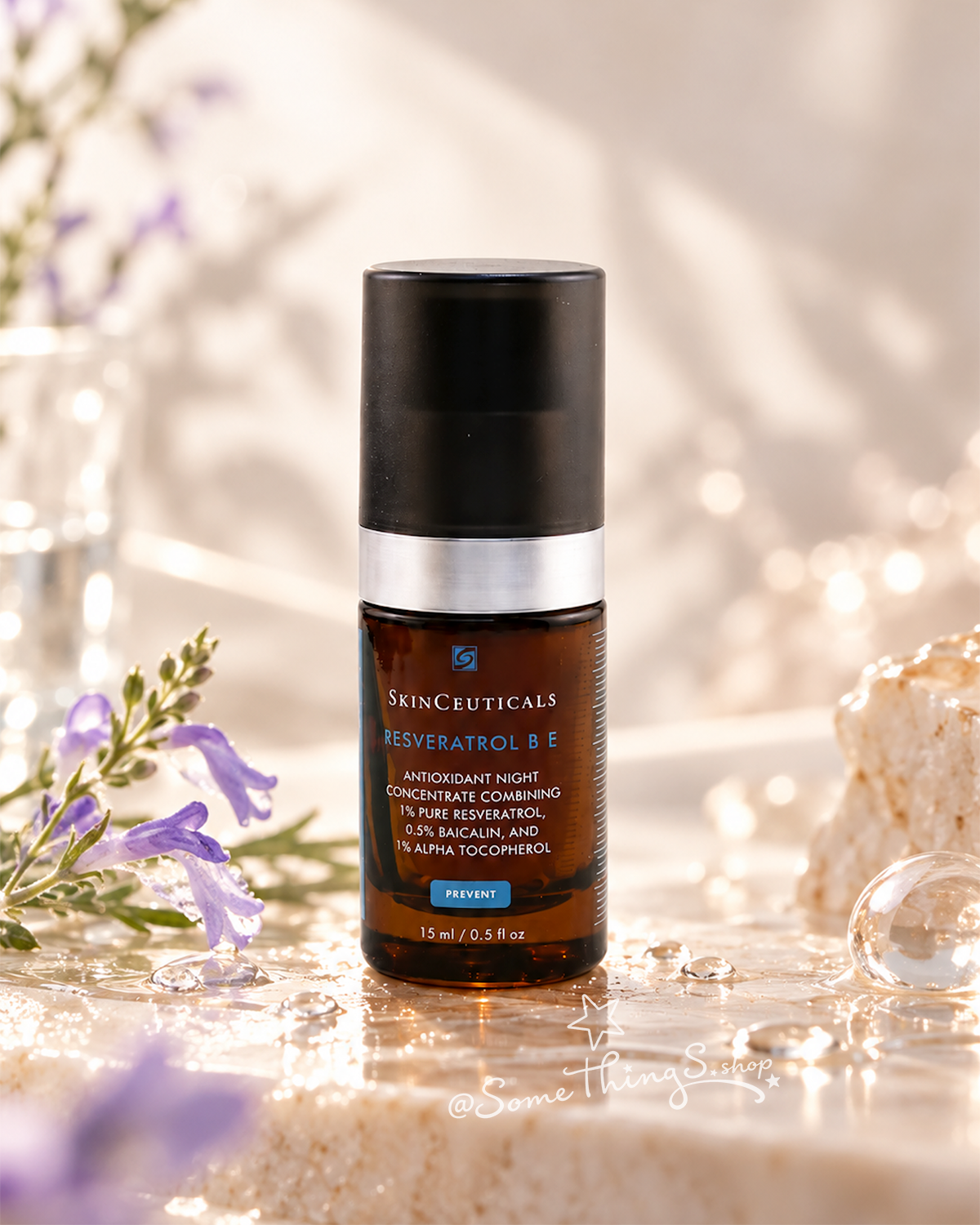美國 SkinCeuticals RBE 熬夜抗氧瓶 15ml 小樣裝｜Resveratrol B E 晚間抗氧修復精華