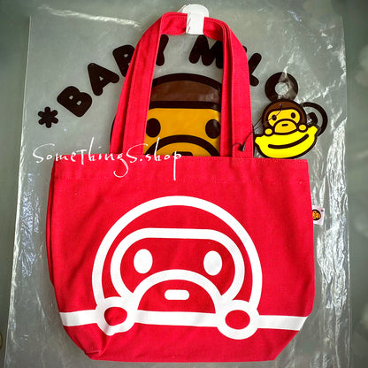 日本品牌 BAPE | BABY MILO 手提單肩包 | 兩用環保帆布袋 | Shoulder Eco Canvas 2Way Tote bag【現貨】