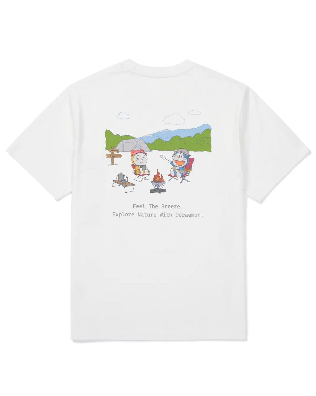韓國 🇰🇷 Snow Peak x Doraemon Campfire Short Sleeve T-shirt｜2026年夏季 ⦁ 限量版 (副本)