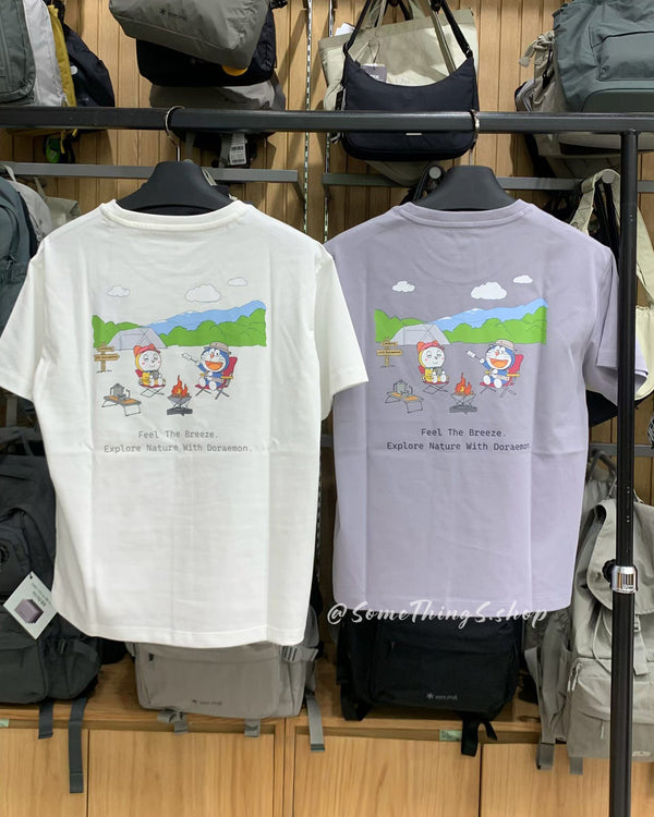 韓國 🇰🇷 Snow Peak KID x Doraemon Campfire Short Sleeve 小童 Tee｜2026年夏季 ⦁ 限量版