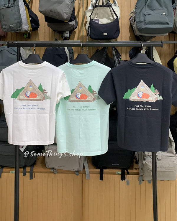 韓國 🇰🇷 Snow Peak KID x Doraemon Camping Short Sleeve 小童 Tee｜2026年夏季 ⦁ 限量版