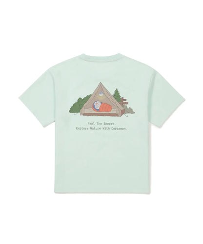 韓國 🇰🇷 Snow Peak KID x Doraemon Camping Short Sleeve 小童 Tee｜2026年夏季 ⦁ 限量版
