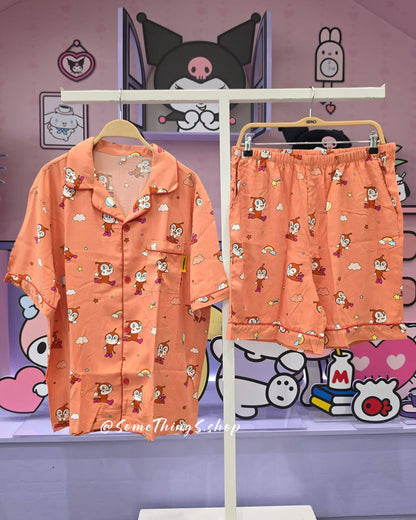 韓國 🇰🇷 SPAO x 麵包超人 unisex 成人 短袖睡衣套裝｜4 colors
