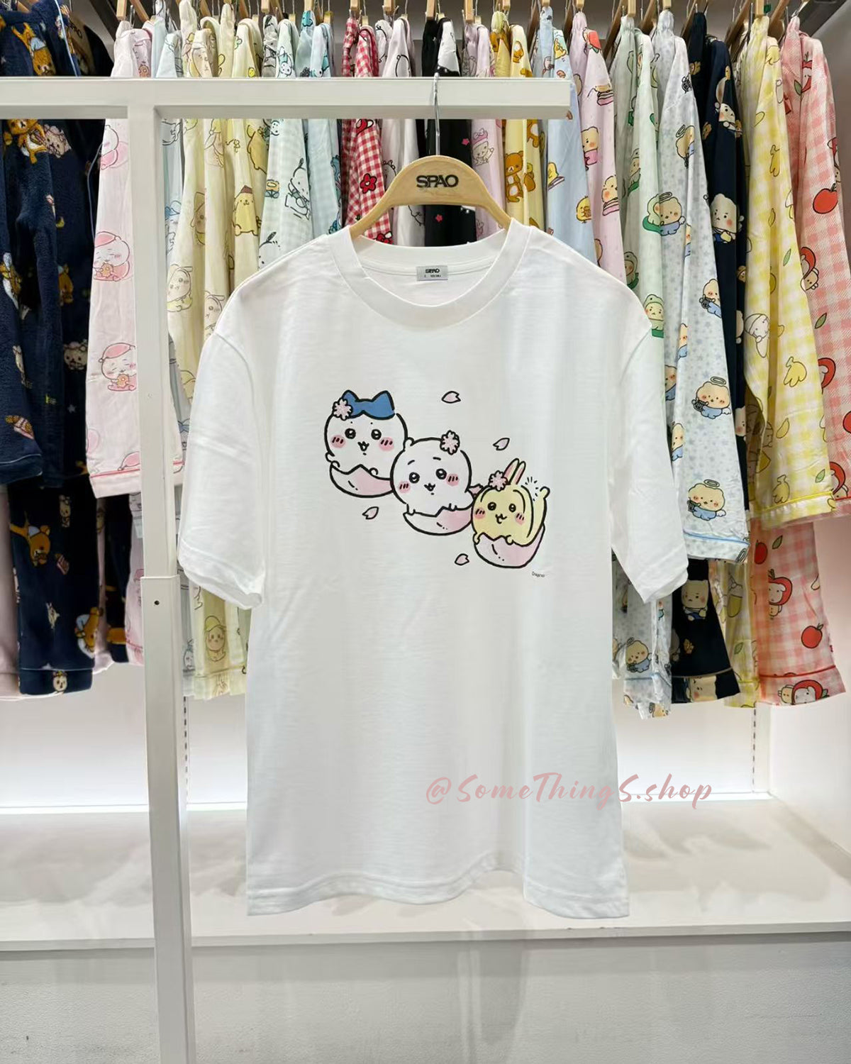 韓國🇰🇷 SPAO x Chiikawa 2026 春季櫻花系列 COOLTECH 短袖上衣