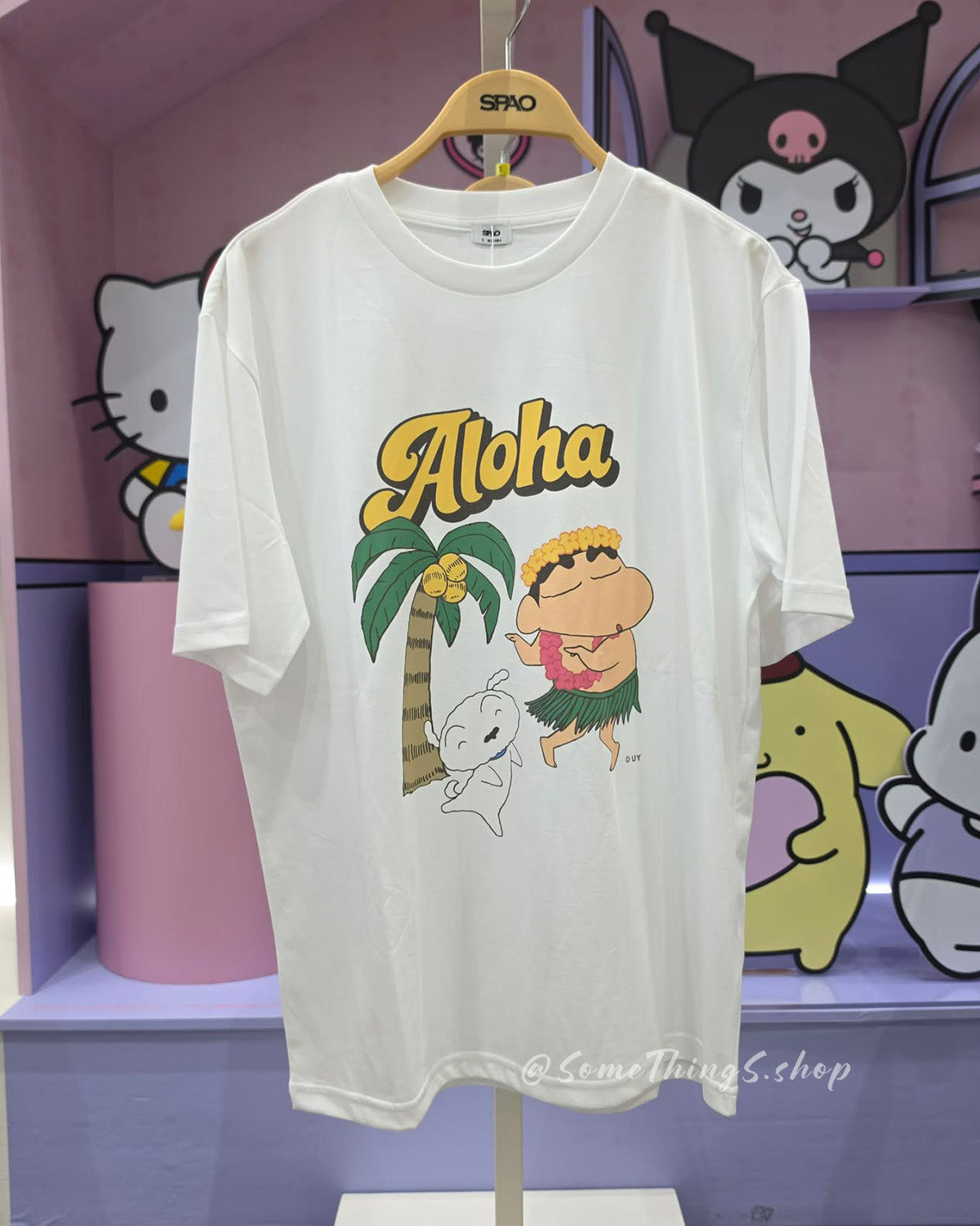 韓國 🇰🇷 SPAO x 蠟筆小新 unisex tee｜限量版