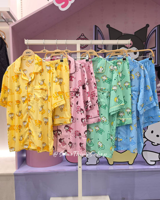 韓國 🇰🇷 SPAO x Keroro 軍曹 unisex 成人 短袖睡衣套裝