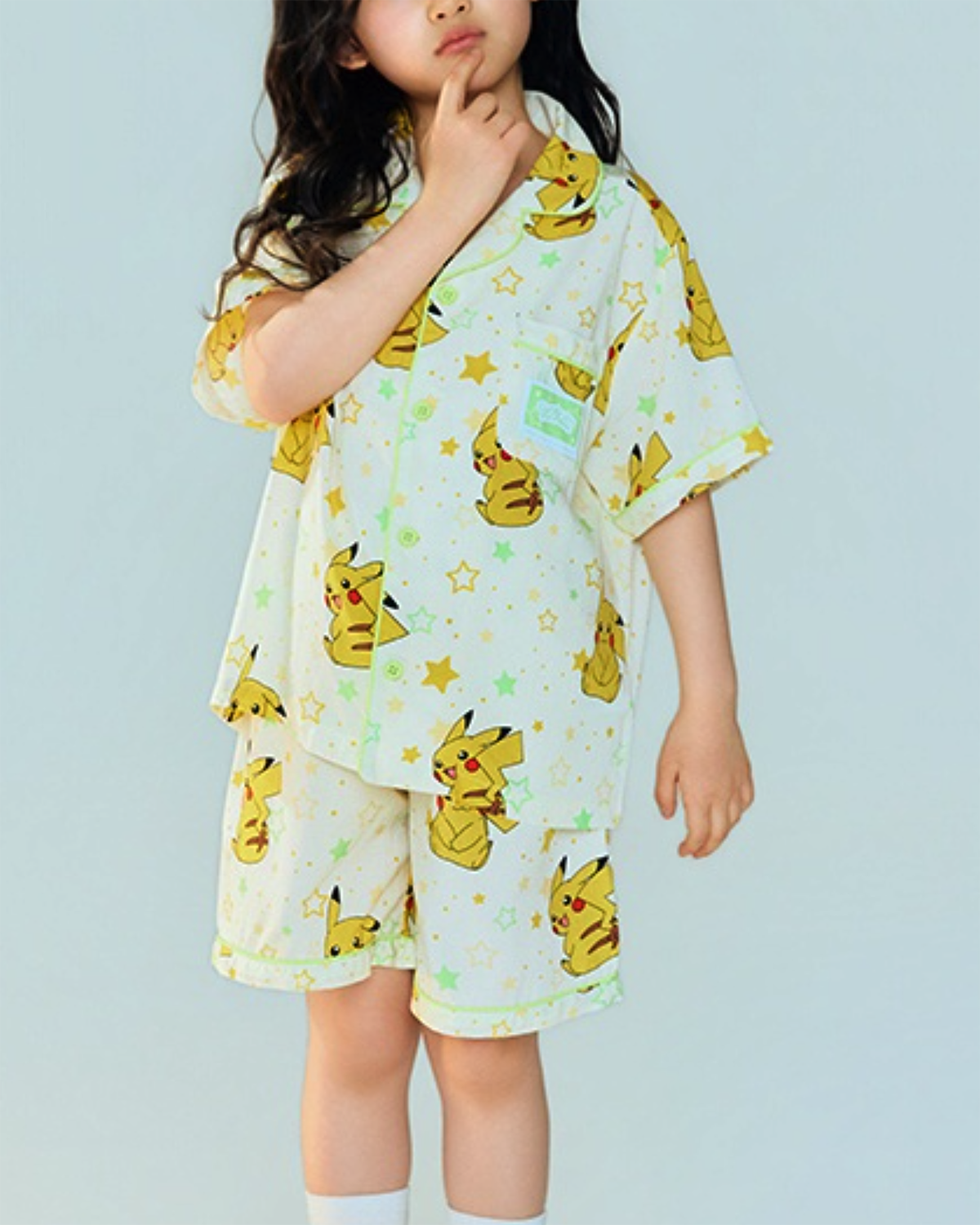 韓國 🇰🇷 SPAO Kid x Pokémon Unisex 兒童短袖睡衣套裝
