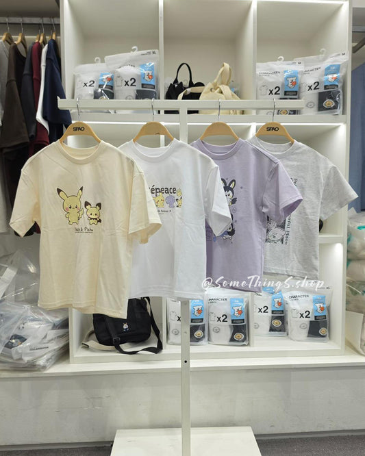韓國 🇰🇷 SPAO Kid x Pokémon Unisex 兒童短袖 tee