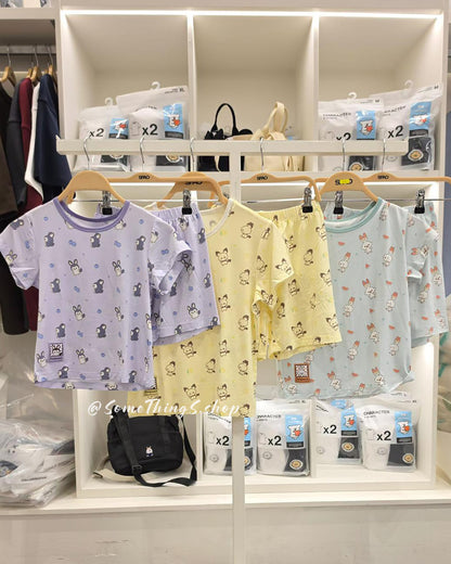 韓國 🇰🇷 SPAO Kid x Pokémon Unisex 兒童短袖睡衣套裝