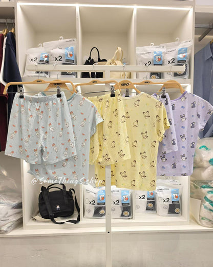韓國 🇰🇷 SPAO Kid x Pokémon Unisex 兒童短袖睡衣套裝