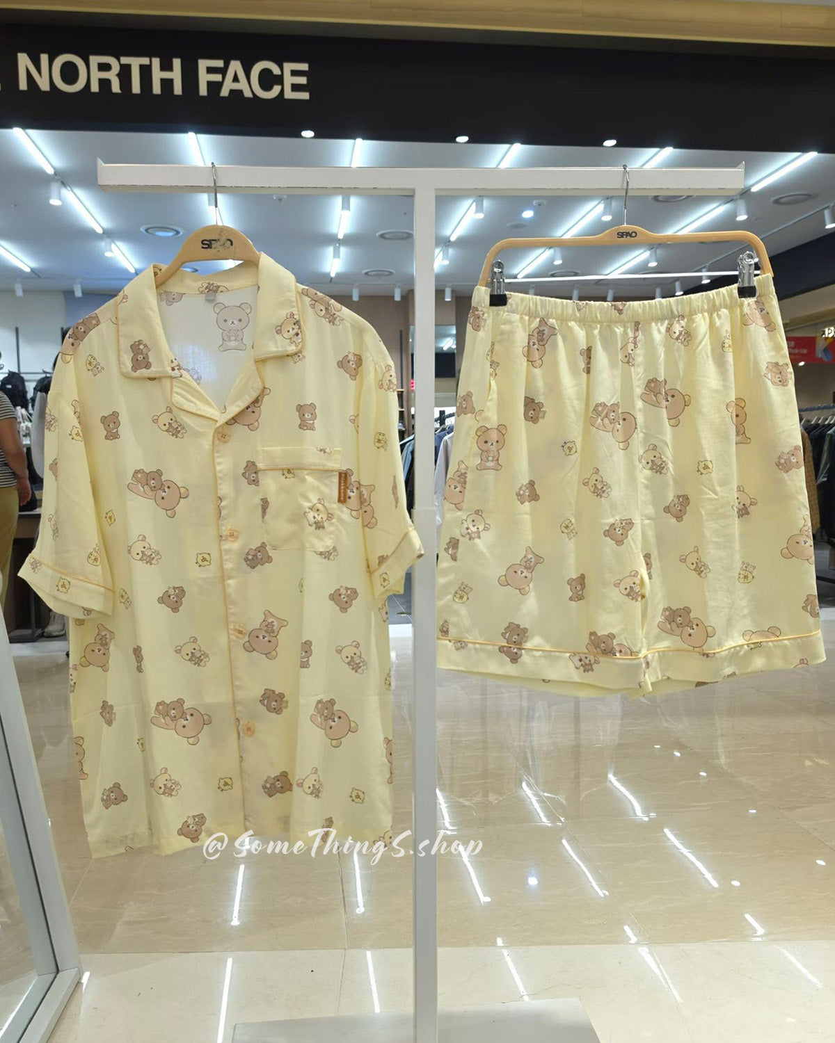 韓國 🇰🇷 SPAO x 鬆弛熊 unisex 成人 短袖睡衣套裝