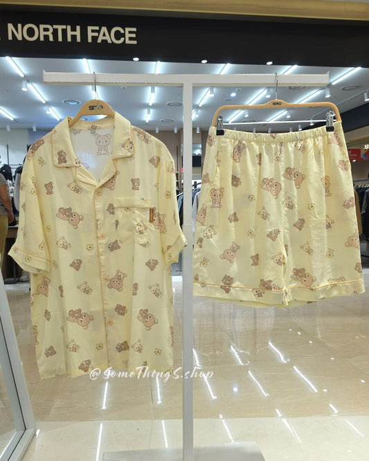韓國 🇰🇷 SPAO x 鬆弛熊 unisex 成人 短袖睡衣套裝