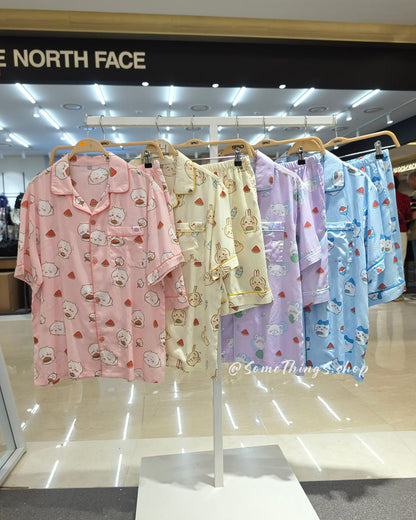 韓國 🇰🇷 SPAO x Chiikawa 夏日 西瓜系列 unisex 成人 短袖睡衣套裝