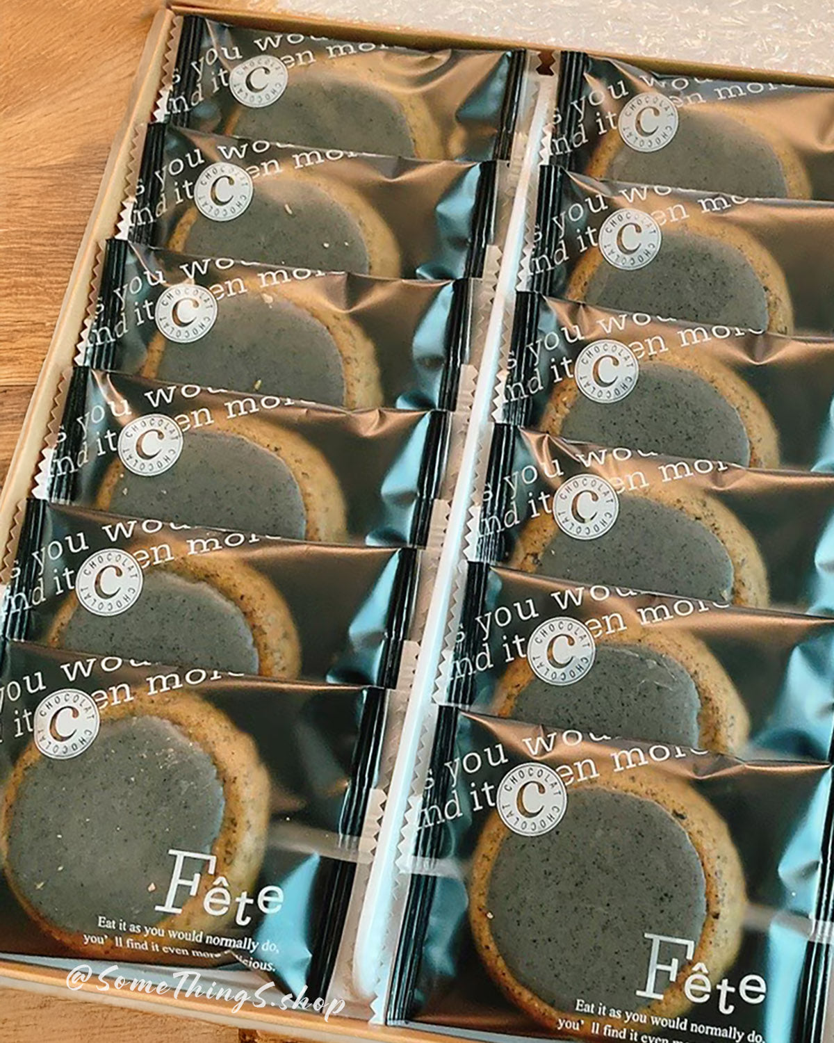 日本 Super Foods Japan 特濃黑芝麻餡餅