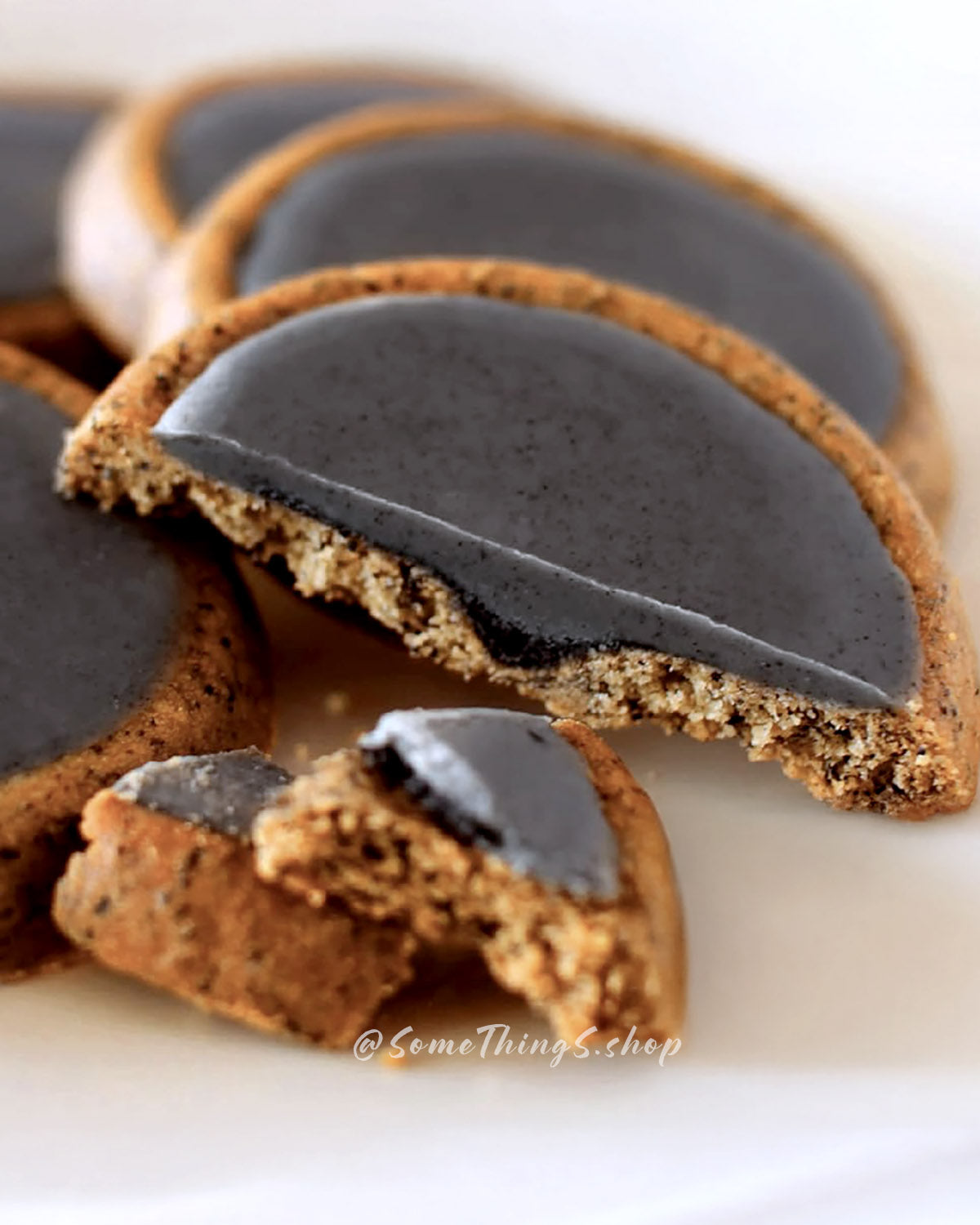 日本 Super Foods Japan 特濃黑芝麻餡餅