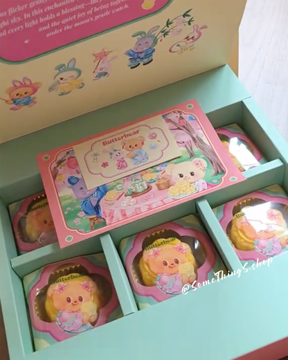 冷凍 ❄ 急凍食品|  泰國曼谷 Butterbear cafe 小熊牛油 魔法奶黃月餅6個裝｜中秋節限定