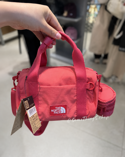 韓國 🇰🇷 The North Face TNF Breeze Roll 2-way bag set｜手提／斜孭 圓筒袋 + 同款 mini pouch