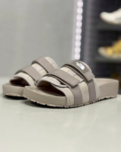 韓國 🇰🇷 The North Face TNF White Label unisex Woven Slide 魔術貼織帶 輕量拖鞋