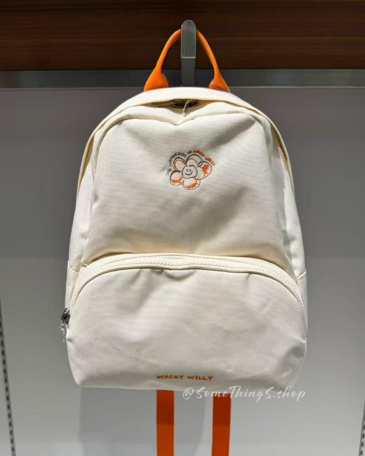 韓國 🇰🇷 Wacky Willy Lily Daily Mini Backpack 小花刺繡迷你背囊