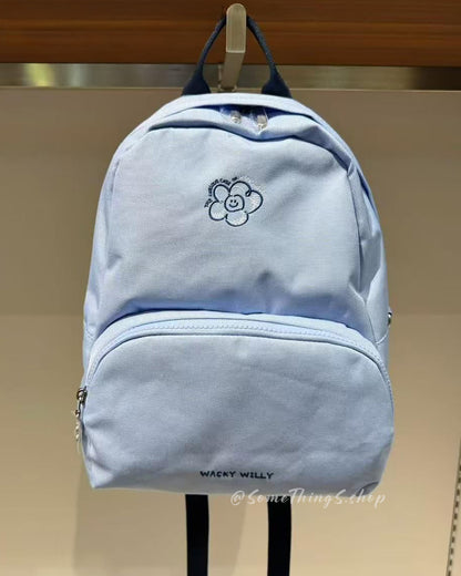 韓國 🇰🇷 Wacky Willy Lily Daily Mini Backpack 小花刺繡迷你背囊