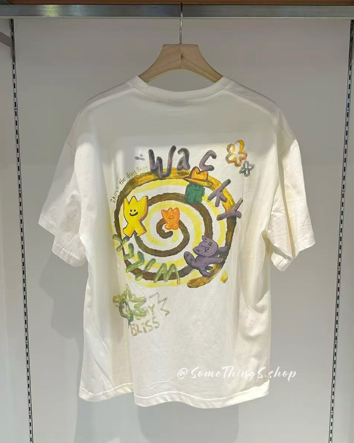 韓國🇰🇷 Wacky Willy Multi Back Graphic Unisex Oversize 100%純棉短袖 Tee