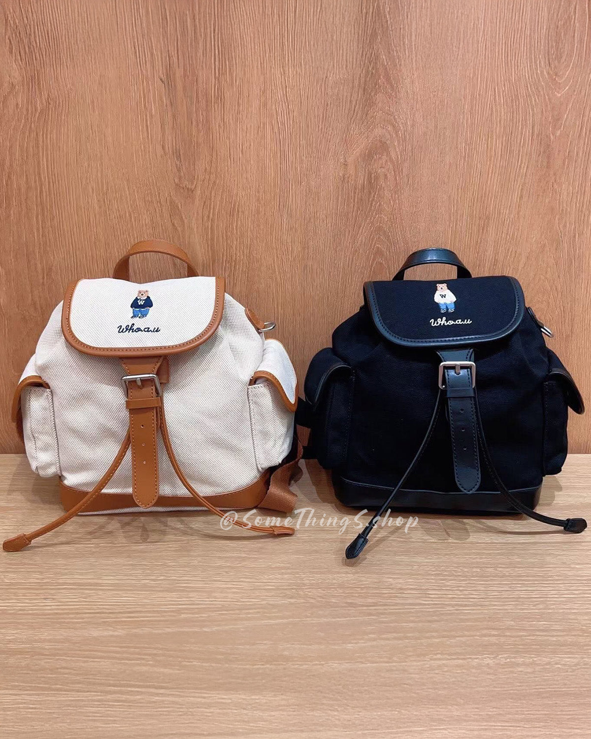 韓國 🇰🇷 WHO.A.U Steve Canvas Backpack 背囊