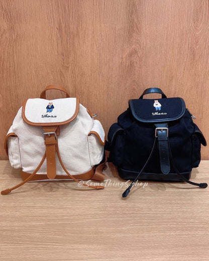 韓國 🇰🇷 WHO.A.U Steve Canvas Backpack 背囊
