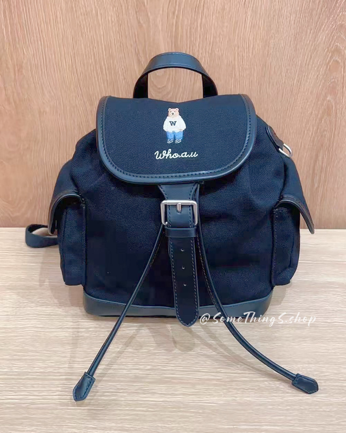 韓國 🇰🇷 WHO.A.U Steve Canvas Backpack 背囊