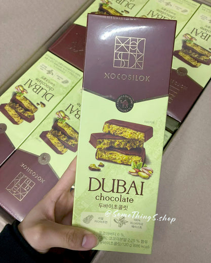 韓國🇰🇷 XOCOSILOK 杜拜朱古力 6入 120g｜開心果 ☆ 咖啡