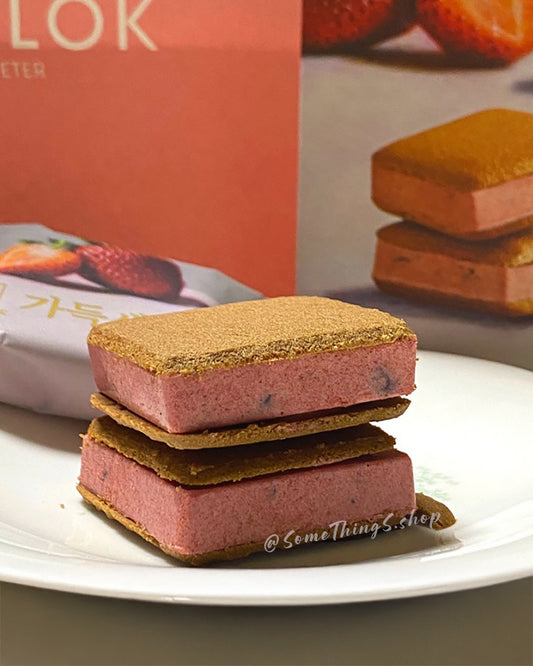 韓國濟州限定🇰🇷 XOCOSILOK Premium Butter Sand 朱古力夾心曲奇 5入 (122g)｜士多啤梨 ♡︎ 柑橘 ♡︎ Tiramisu