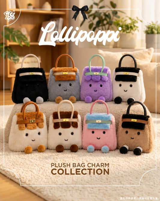 香港本土 🇭🇰 潮玩品牌 ZCWO x Lollipoppi Mini Couture Club 迷你絨毛手袋吊飾 盲盒系列